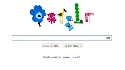 Google marchează echinocţiul de primăvară cu un logo special