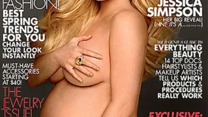 Jessica Simpson a pozat goală însărcinată FOTO