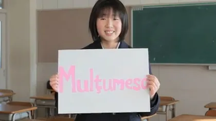 Japonia, un an după tsunami: Copiii niponi mulţumesc în limba română pentru ajutorul primit VIDEO