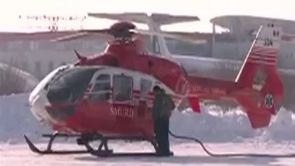 Elicopter SMURD, la un pas de prăbuşire