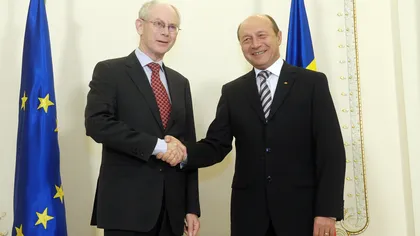Băsescu: L-am informat pe Van Rompuy că de la mijlocul lui 2012 reîntregim salariile bugetarilor