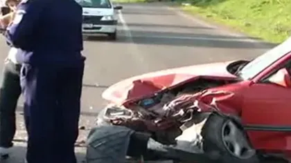 Accident cu şase răniţi, provocat de un şofer beat care venea de la grătar VIDEO