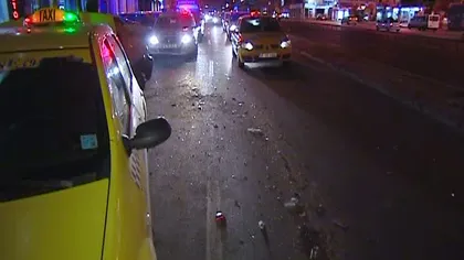 Accident în Zona Unirii: a lovit patru maşini, nu-şi recunoaşte vina VIDEO