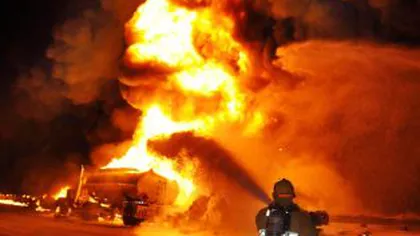 O autostradă din California a fost incendiată de un şofer beat