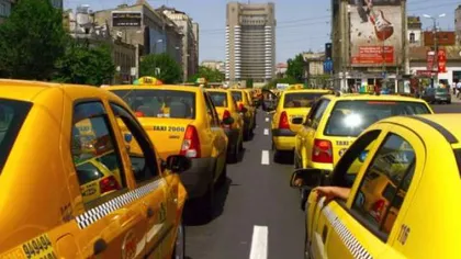Taximetriştii vor protesta din nou în Capitală, marţi şi miercuri