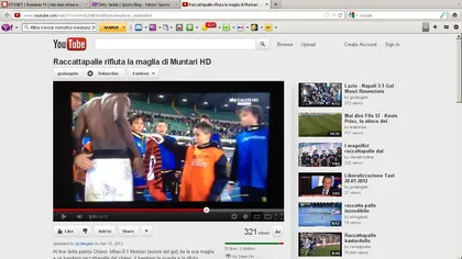 Nemaivăzut. Un copil de mingi a refuzat tricoul unui jucător de la AC Milan VIDEO
