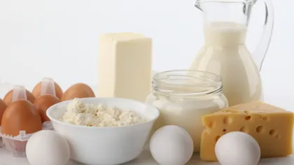 Lista de calorii din produse pe baza de oua, lactate si branzeturi