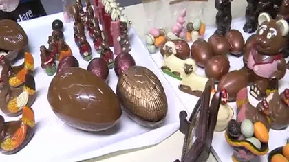 Ouă de ciocolată cu aur sau argint, cadoul perfect pentru Paşte VIDEO