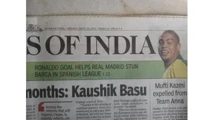 Confuzie galactică: Cristiano Ronaldo, de nerecunoscut pentru indieni