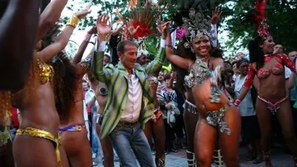 Distracţie de criză. Mazăre înlocuieşte dansatoarele brazilience VIDEO
