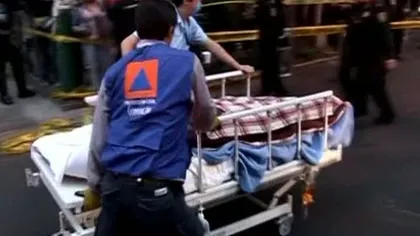 Panică în Ciudad de Mexico: Peretele unui spital s-a prăbuşit şi a rupt o conductă de gaze VIDEO