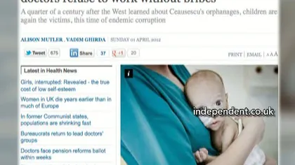 The Independent: Copiii din România, lăsaţi să moară în spitale dacă medicii nu primesc mita
