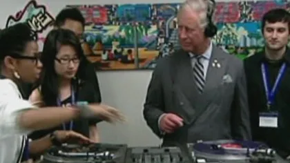 Prinţul Charles a devenit DJ în Canada VIDEO