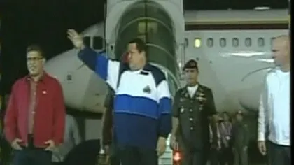 Hugo Chavez s-a întors în Venezuela şi a anunţat succesul radioterapiei sale