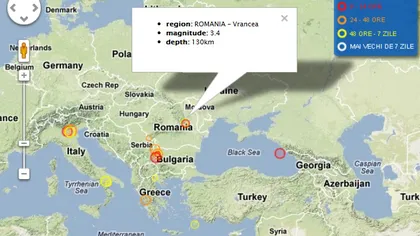 Cutremur cu magnitudinea 3,4 în Vrancea