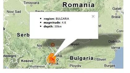 Un nou cutremur cu magnitudinea peste 4 a zguduit Bulgaria