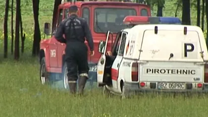 Bombă de 50 de kilograme, găsită de o familie în curtea casei VIDEO