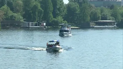 Îmbulzeală la vaporaşele de pe Lacul Herăstrău VIDEO