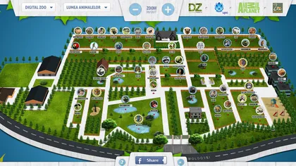 Grădina Zoologică Bucureşti a lansat prima hartă interactivă