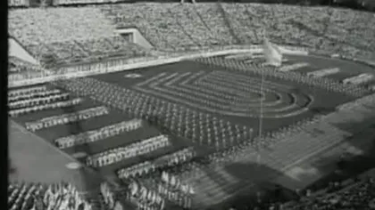 Momente ISTORICE pe 23 August şi Arena Naţională. Cum a inaugurat Ceauşescu Universiada în '81 VIDEO
