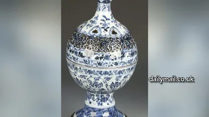 Vază transformată în veioză, pagubă de peste 3 milioane de lire