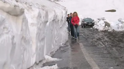 Zăpadă de 2 metri la Bâlea Lac de 1 Mai VIDEO