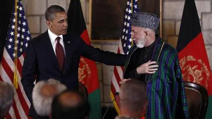 Karzai i-a mulţumit lui Obama pentru că a susţinut Afganistanul din banii contribuabililor americani