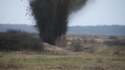 Explozie într-un poligon din Bistriţa. Doi militari au fost răniţi VIDEO