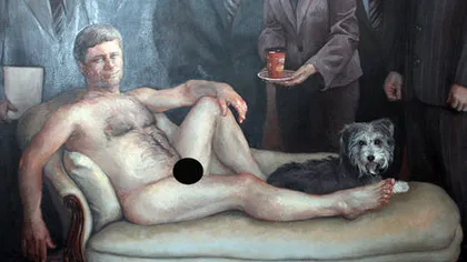 Un portret nud al premierului canadian Stephen Harper provoacă stupoare