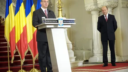 Ungureanu s-a întâlnit cu Băsescu la Cotroceni