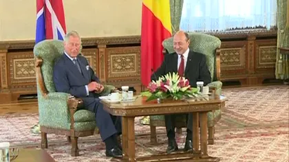 Ce GAFĂ a făcut preşedintele Traian Băsescu la întâlnirea cu Prinţul Charles VIDEO