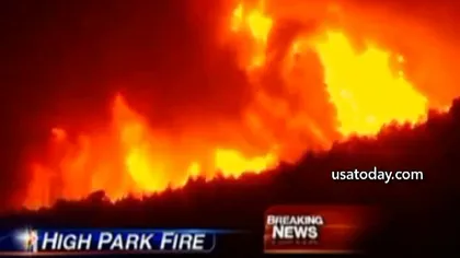 Incendii devastatoare în statele americane Colorado şi New Mexico VIDEO