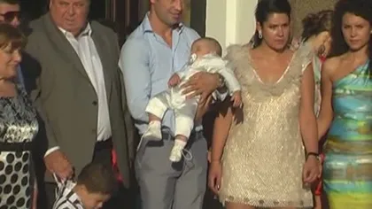 Lucian Bute a botezat nepotul unui afacerist VIDEO