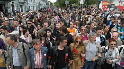 Protest uriaş la Moscova: Putin este un hoţ, Rusia fără Putin!