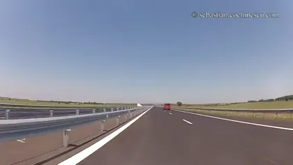 Cum se vede autostrada Bucureşti-Ploieşti de pe motocicletă VIDEO