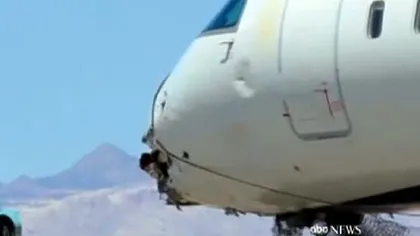 Un bărbat urmărit pentru crimă a furat un avion, dar l-a distrus şi apoi s-a sinucis VIDEO