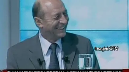 Senzaţional: Băsescu la OTV. Cum s-au întrecut în glume preşedintele suspendat şi Dan Diaconescu