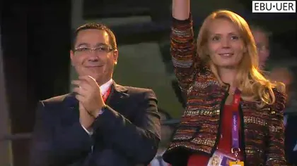 Victor Ponta, la Olimpiadă. Premierul a luat parte la recepţia Reginei dată în onoarea JO 2012 VIDEO