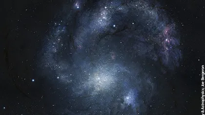 A fost descoperită cea mai veche galaxie spiralată