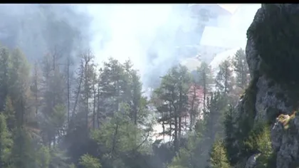 ISU Argeş: Incendiile de vegetaţie din Făgăraş se manifestă fără flacără
