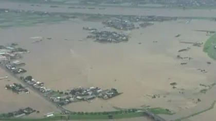 Inundaţii devastatoare în Japonia. 29 de persoane au murit VIDEO