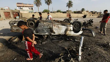O serie de atentate cu bombă în Irak au făcut, într-o singură zi, 107 morţi