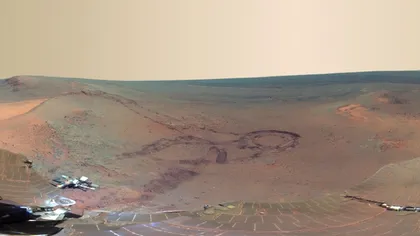 NASA a făcut publică cea mai spectaculoasă panoramă a planetei Marte