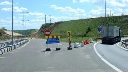 Autostrada Soarelui se închide pentru patru zile între localităţile Murfatlar-Constanţa