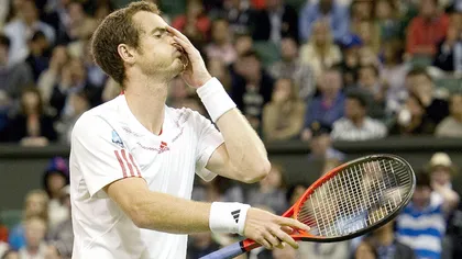 Andy Murray a rămas fără mingi în pantaloni, la Wimbledon VIDEO