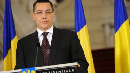 Ponta: E păcat că în România cineva nu pleacă de la putere decât distrugând ţara