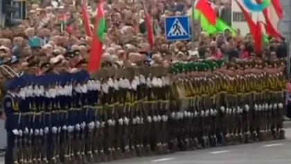 Soldaţi-Domino în Belarus VIDEO SPECTACULOS