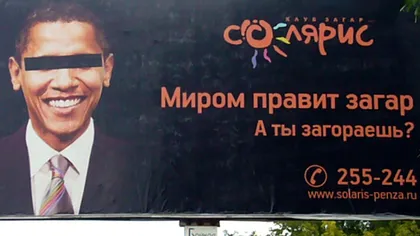 Obama, Nicole Kidman, Uma Thurman şi Pierce Brosnan se înghesuie să facă reclamă în Rusia FOTO