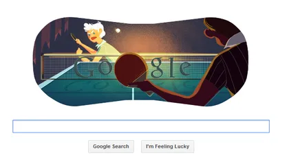 JO 2012: Google sărbătoreşte tenisul de masă, cu un nou logo