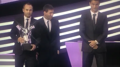 Iniesta i-a bătut pe Messi şi Ronaldo. Este Jucătorul European al Anului